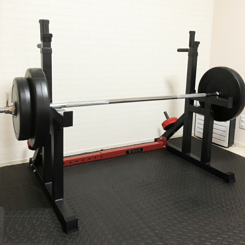 楽天市場】GronG(グロング) バーベル スタンド 筋トレ ベンチプレス