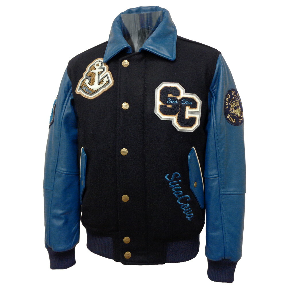 シナコバ　メンズ　L ゴルフ　ジャンパー　SINA COVA アウター　白 大きいサイズ】シナコバ/SINA COVA 綿混 マリンプリント トラック