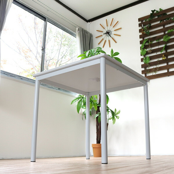 楽天市場】ダイニングテーブル 75 白 ホワイト 2人用 2人掛け 二人用