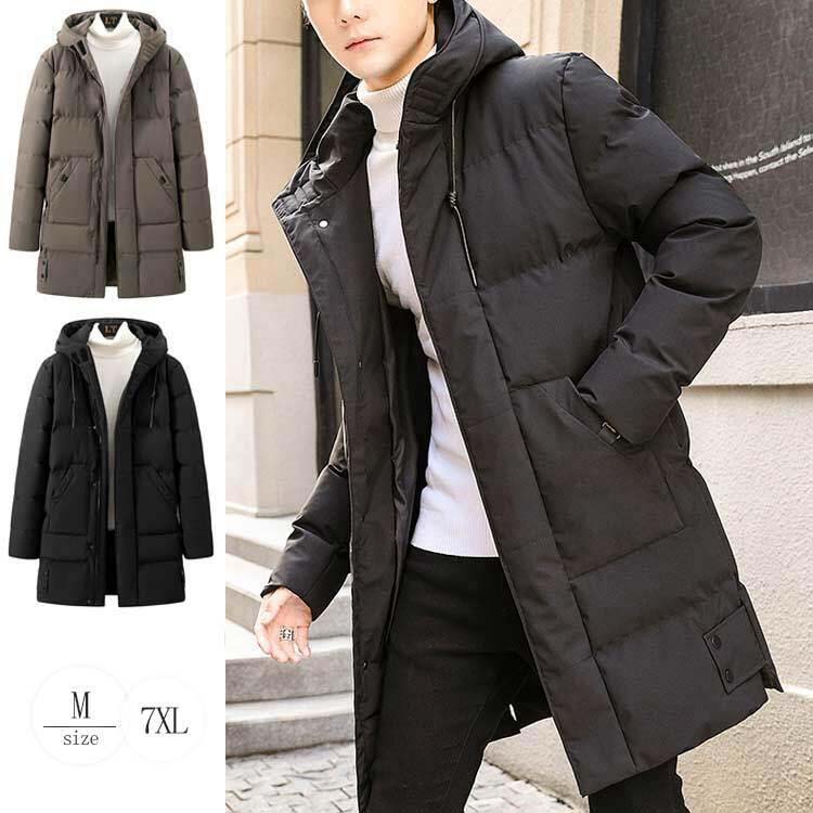 楽天市場】M~7XL メンズ フード付き 大きいサイズ ダウンジャケット