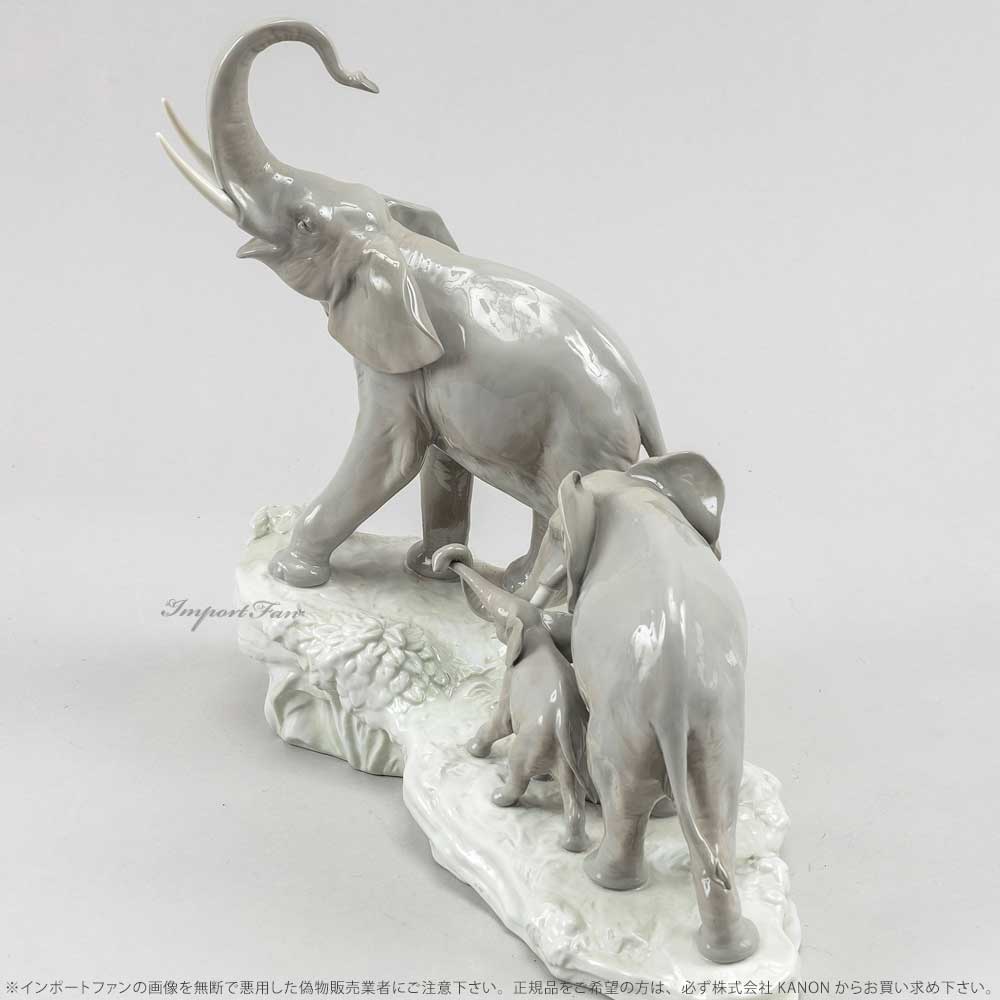 楽天市場】リヤドロ 象の行進 ゾウ 親子 置物 01001150 LLADRO ギフト