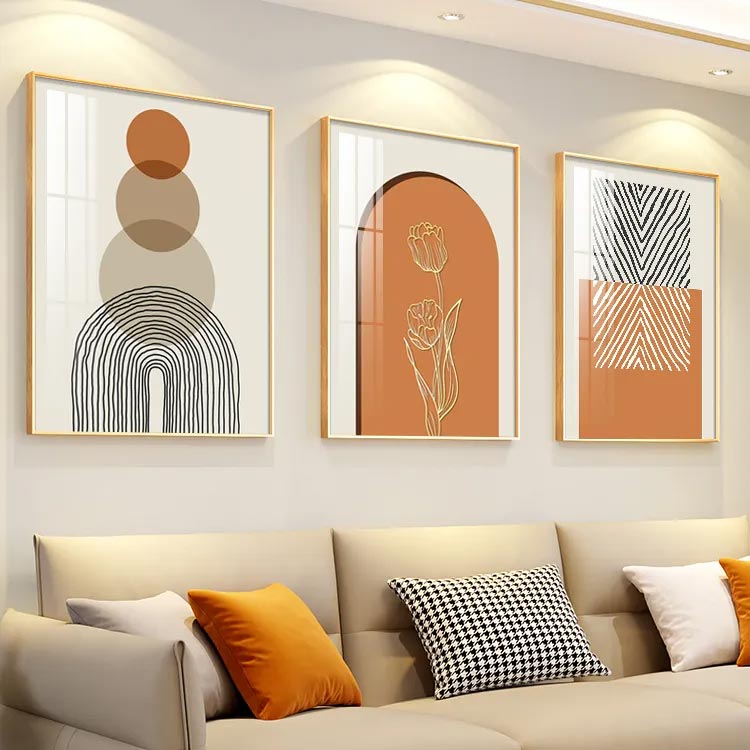 楽天市場】 アートパネル モダン 3枚セット フレーム付き 高品質印刷