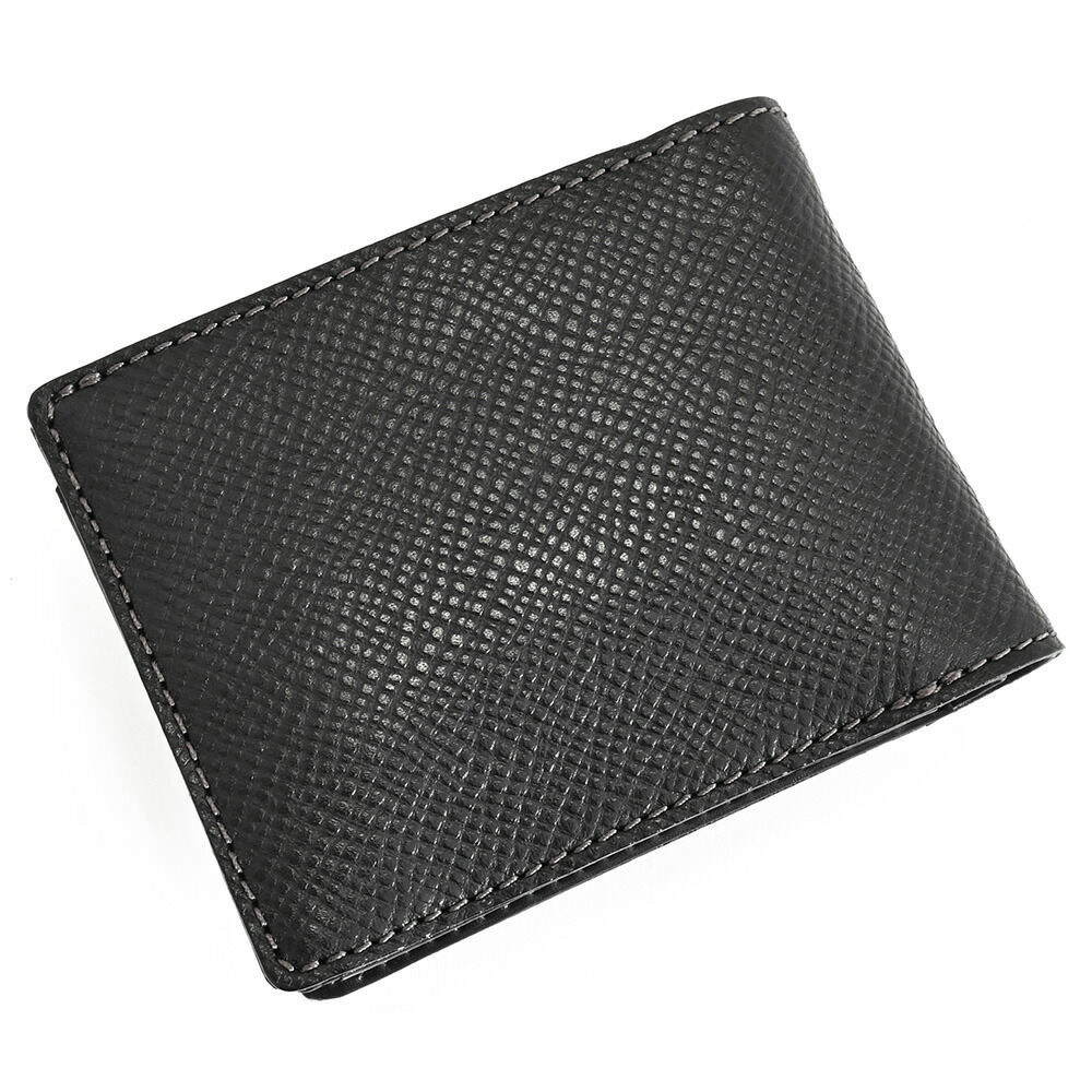 楽天市場】タケオキクチ 財布 二つ折り財布 黒(ブラック) TAKEO