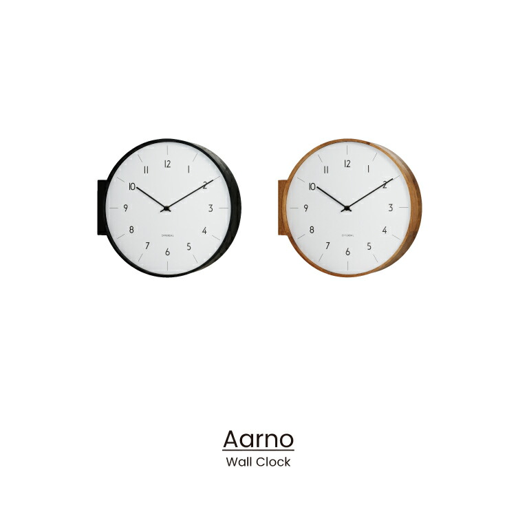 楽天市場】【インターフォルム公式】 両面時計 アールノ Aarno