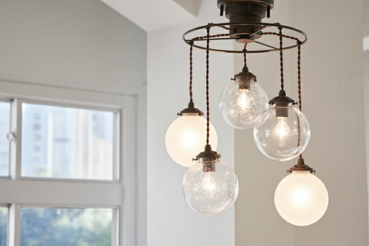 楽天市場】【インターフォルム公式】 ペンダントライト オレリア 5