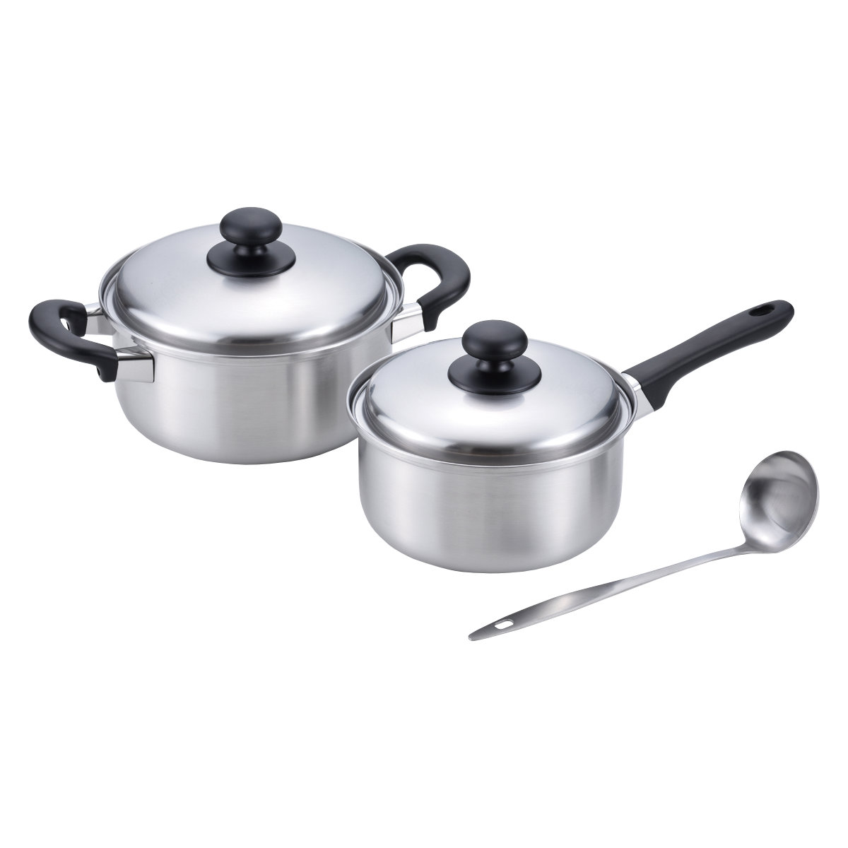 和平フレイズ 燕三 両手鍋20cm＆片手鍋18cm お玉付 EM-8123 (鍋) 価格