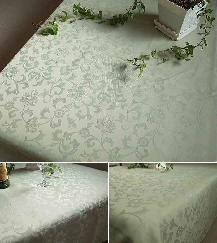 楽天市場】ミントン テーブルクロス ハドンホールアイビーサイズ約150