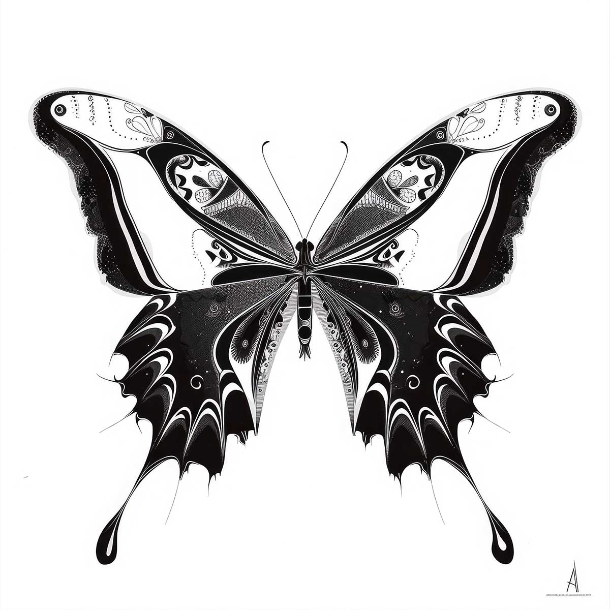 楽天市場】蝶 バタフライ ちょうちょ ゴージャス 羽 昆虫 トライバル