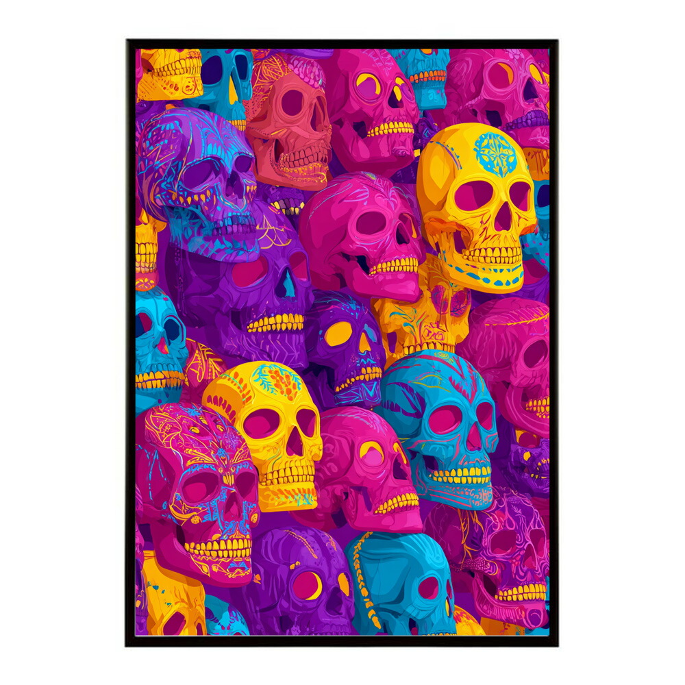 楽天市場】メキシカンスカル（壁紙・装飾フィルム｜インテリア・寝具