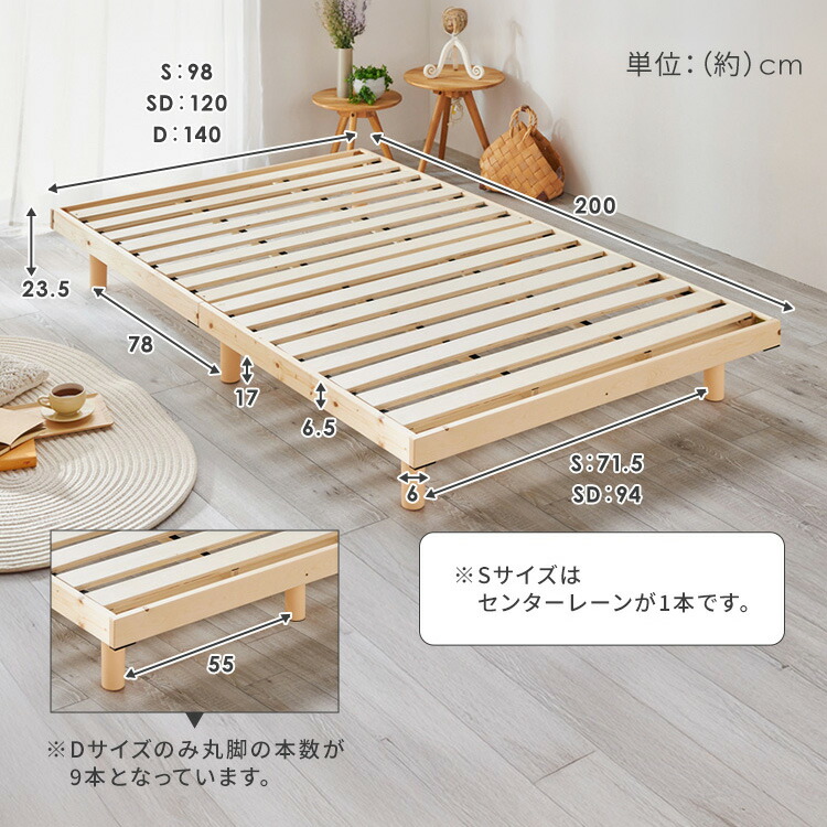 楽天市場】＼最大16％OFF／ベッドフレーム ベッド シングル ベッド下