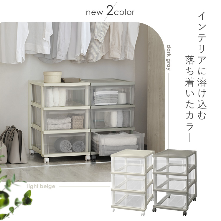 楽天市場】＼11％OFF／【公式】チェスト 収納ケース 3段 キャスター付