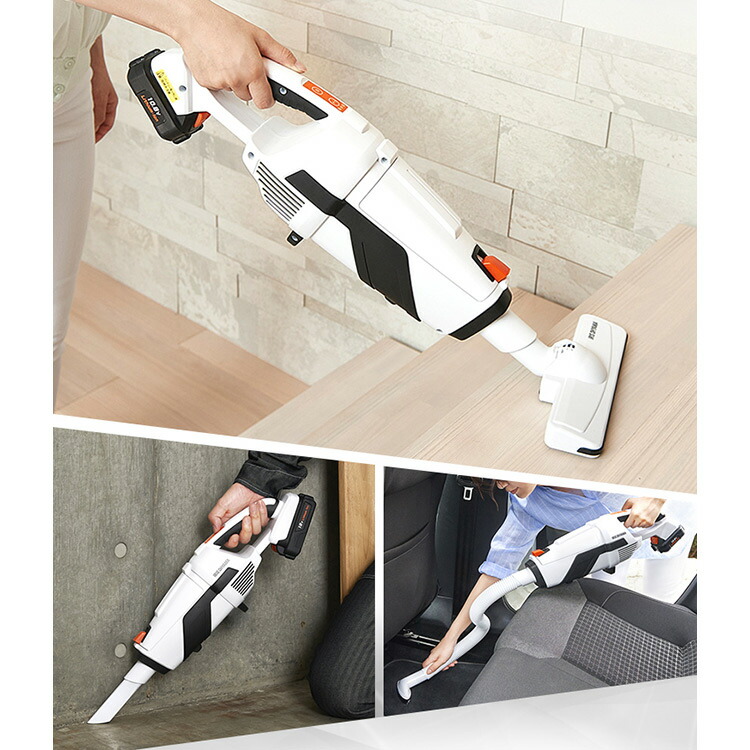 楽天市場】【バッテリー2個】スティッククリーナー 充電式 JCL108 送料