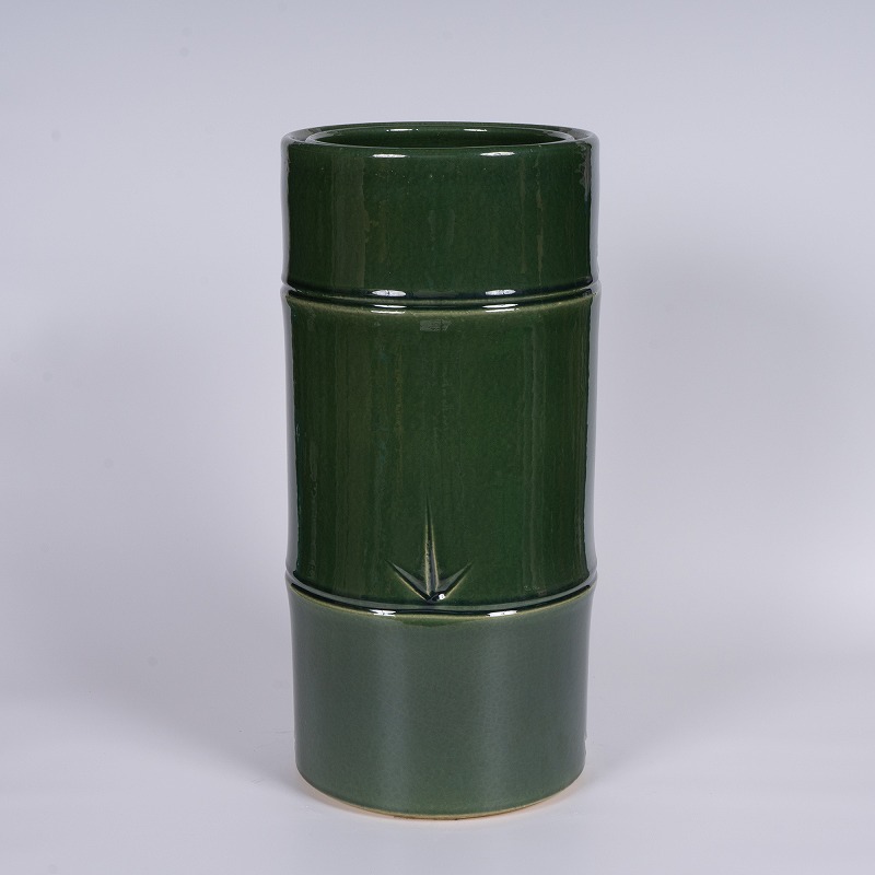 楽天市場】【10%OFF】傘立て 陶器 信楽焼 竹筒 (織部釉) 傘立 開店祝い