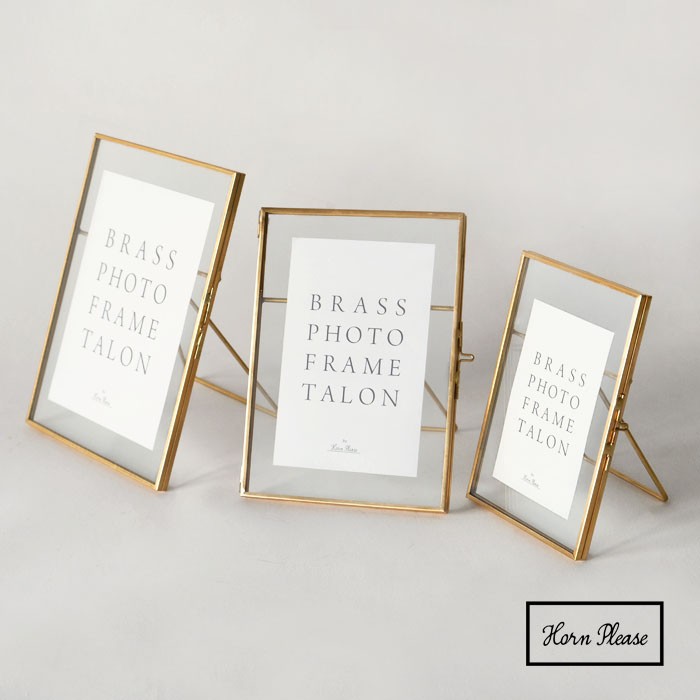 楽天市場】【Horn Please】BRASS フォトフレーム タロン S～L
