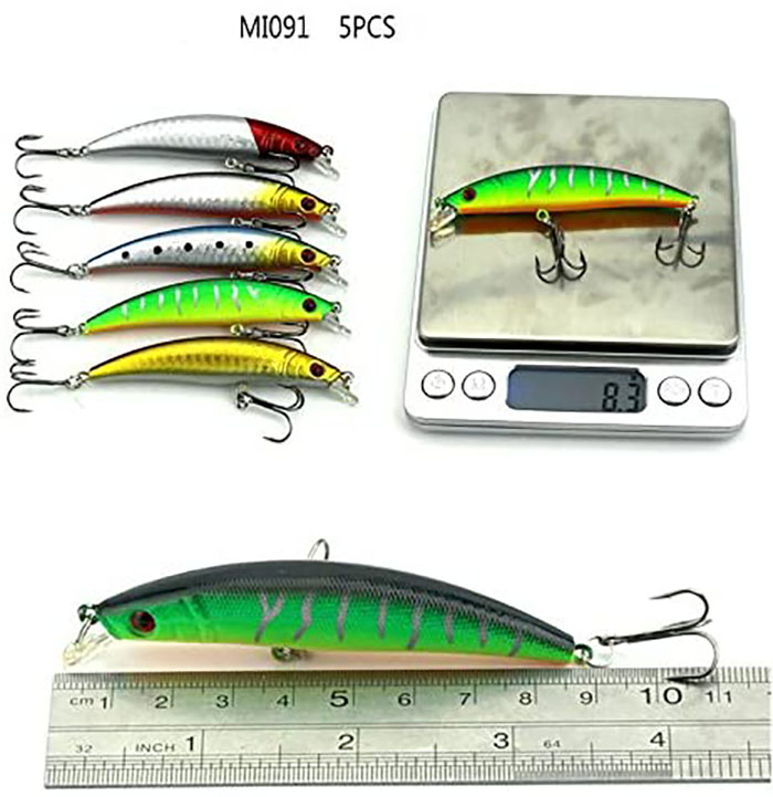 楽天市場】釣りルアーセット 37個 ミノー ルアーセット フローティング