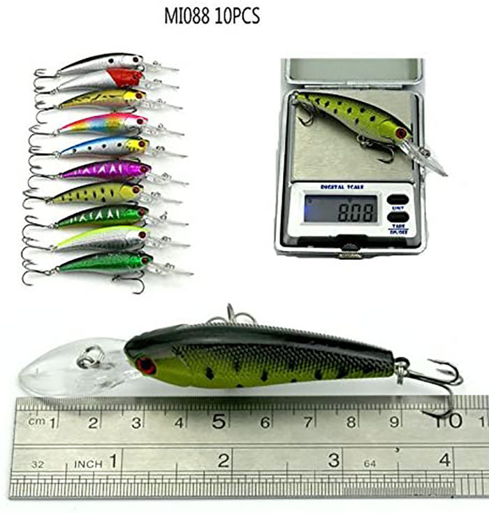 楽天市場】釣りルアーセット 37個 ミノー ルアーセット フローティング