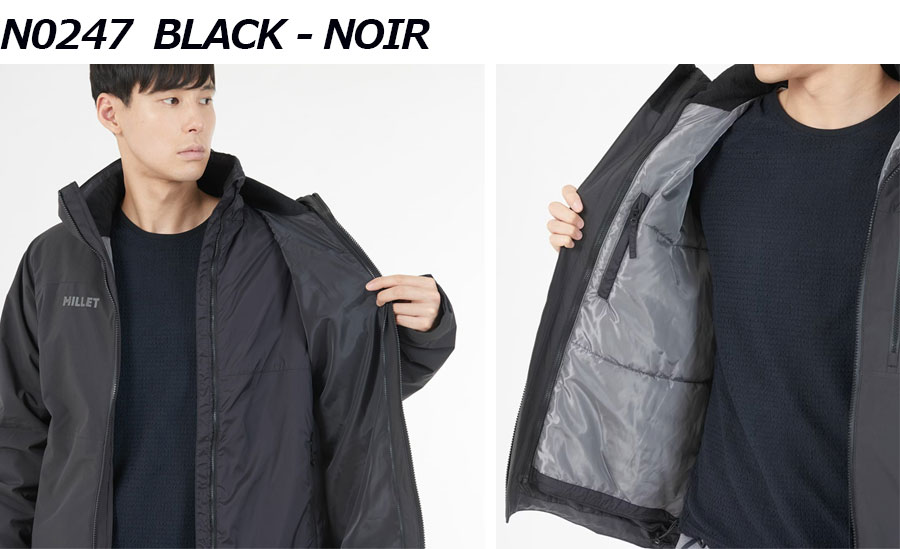 楽天市場】ミレー【MILLET】メンズ ポベダ 3 イン 1 ジャケット