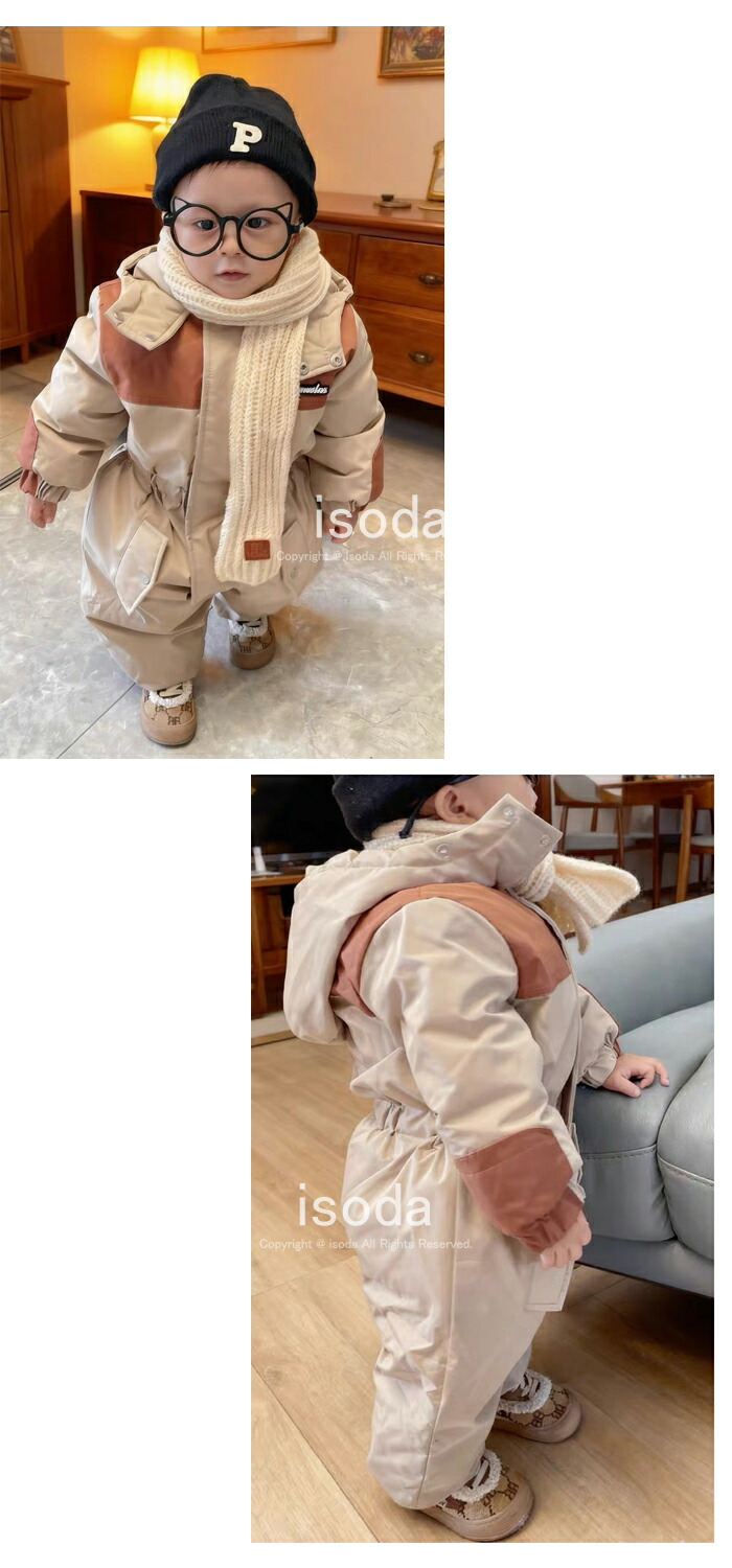 楽天市場】スキーウェア キッズ ベビー つなぎ ジャンプスーツ 雪遊び