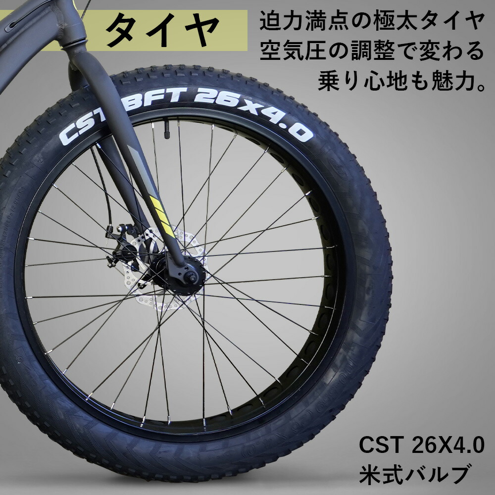 楽天市場】【スーパーSALE☆全品P2倍】ド迫力の極太! ファットバイク W