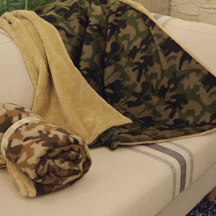 楽天市場】【スーパーSALE☆全品P2倍】ブランケット 丸める 迷彩