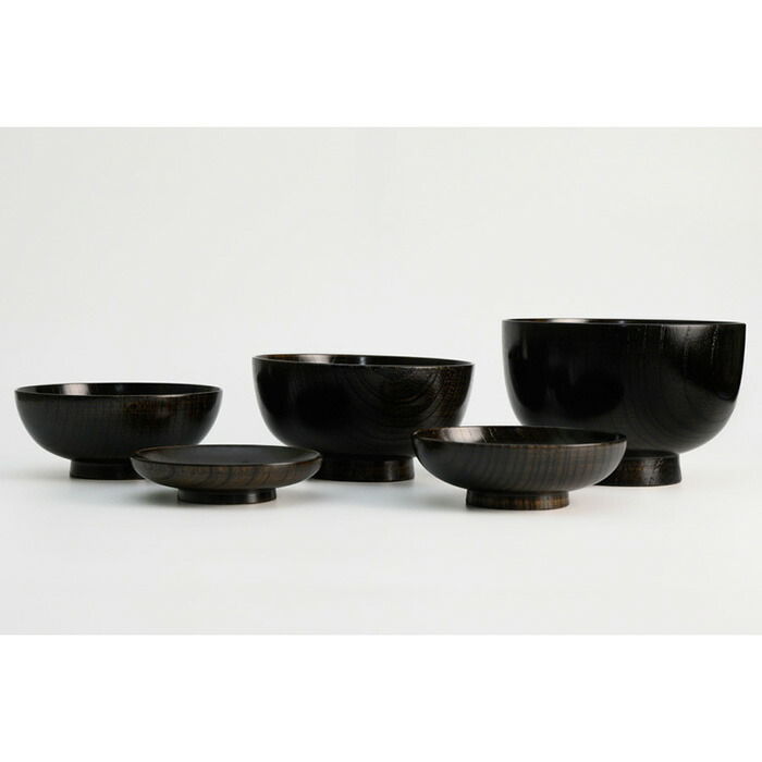 楽天市場】応量椀 5つ組 欅｜（日本製）木製漆塗りお椀セット (応量噐