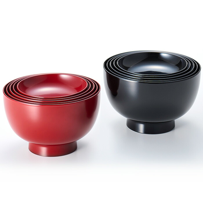 楽天市場】応量器 5つ組（応量椀/入れ子椀）漆塗りお椀セット (入子の