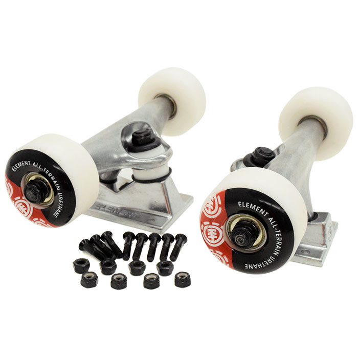 楽天市場】エレメント ELEMENT トラックセット スケボー スケート