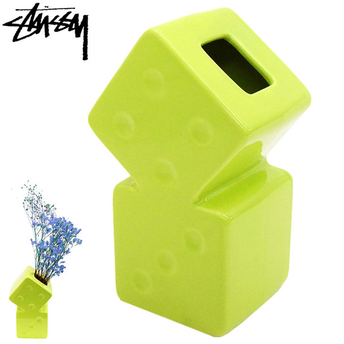 楽天市場】ステューシー STUSSY 花瓶 Ceramic Dice ( stussy vase 花器