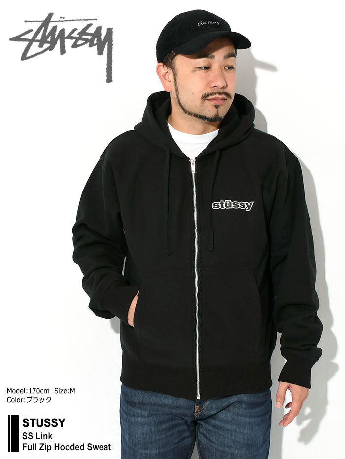 楽天市場】ステューシー STUSSY パーカー ジップアップ メンズ SS Link