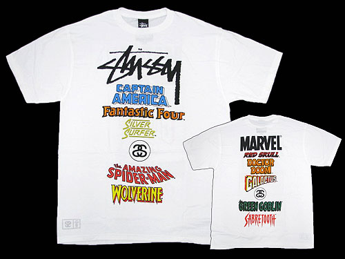楽天市場】ステューシー STUSSY×MARVEL COMICS Marvel World Tour T