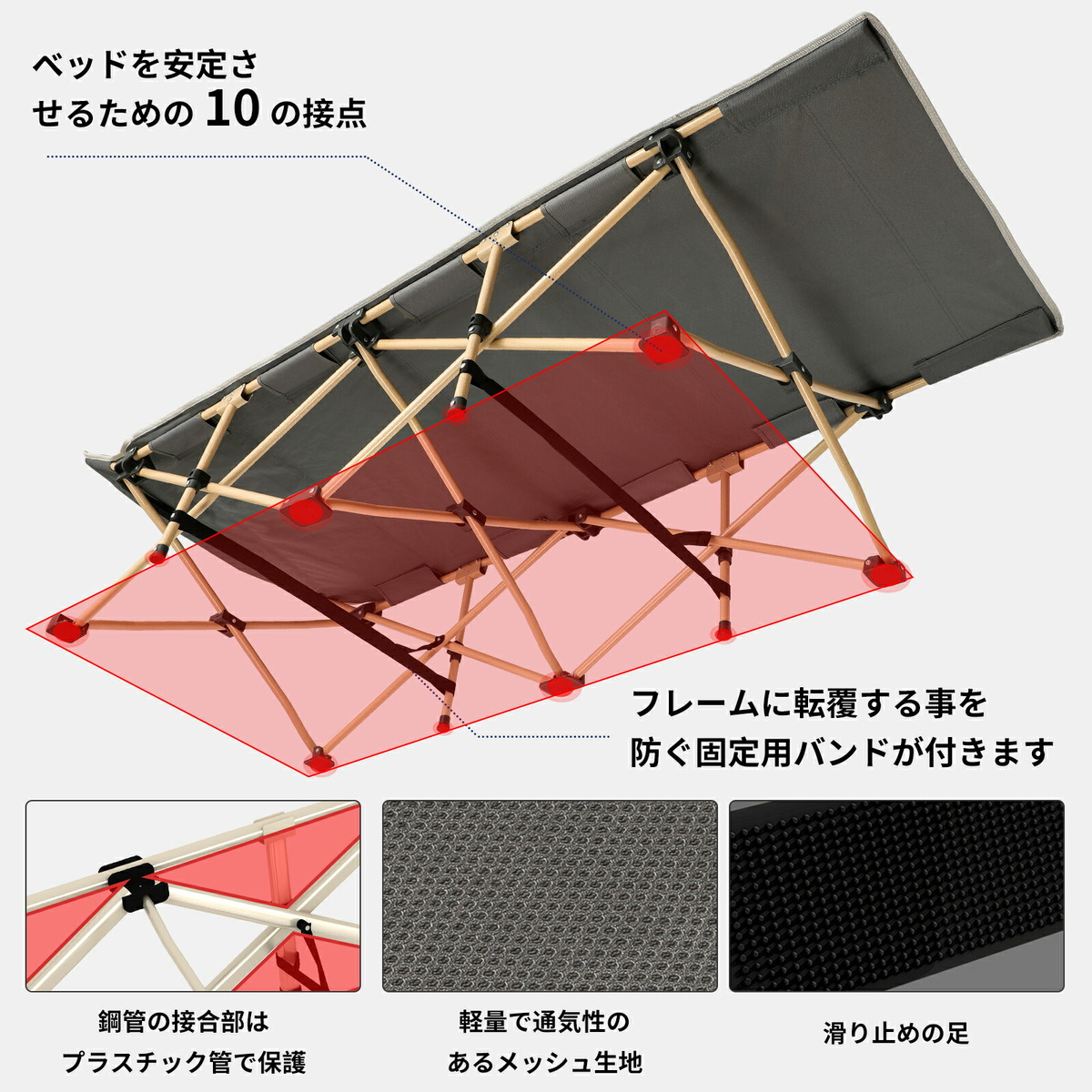 楽天市場】【最大2,000円OFFクーポン+P5倍☆3/4 20時~】キャンプコット