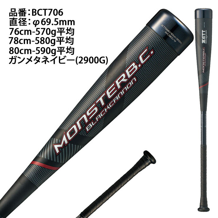 楽天市場】【2026モデル】ゼット 少年軟式 モンスターブラックキャノン