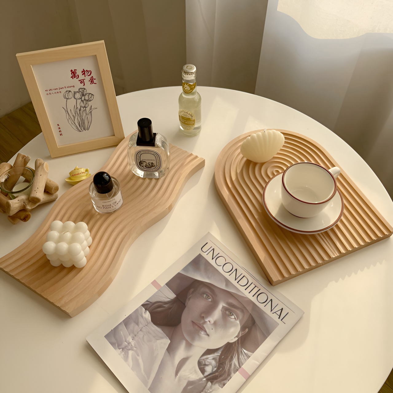 楽天市場】【楽天1位】ウッドトレイ カフェトレイ 木製 おしゃれ 撮影