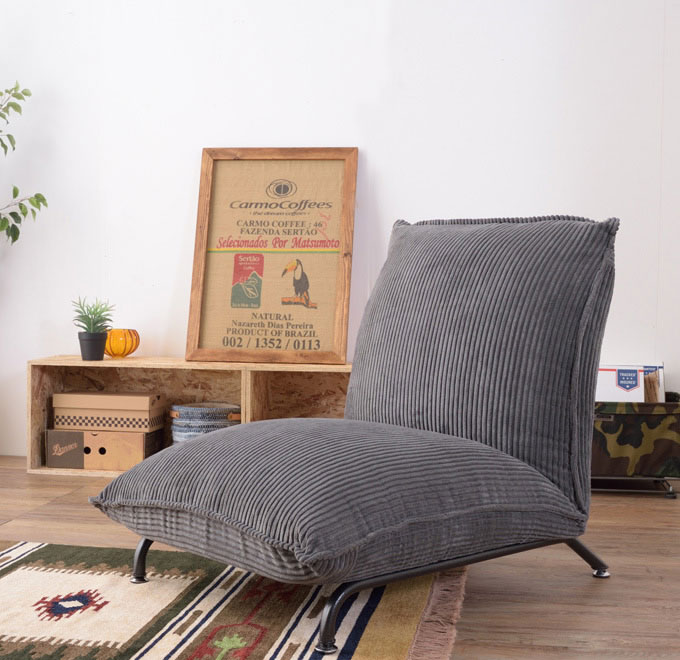 楽天市場】フロアソファ ローソファ コーデュロイ 一人掛けソファ 一人