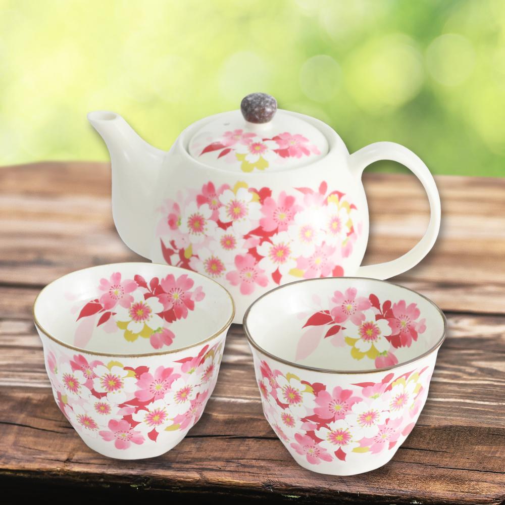 楽天市場】美濃焼 湯呑 ポット茶器 セット 華笑み | 岐阜県 多治見市