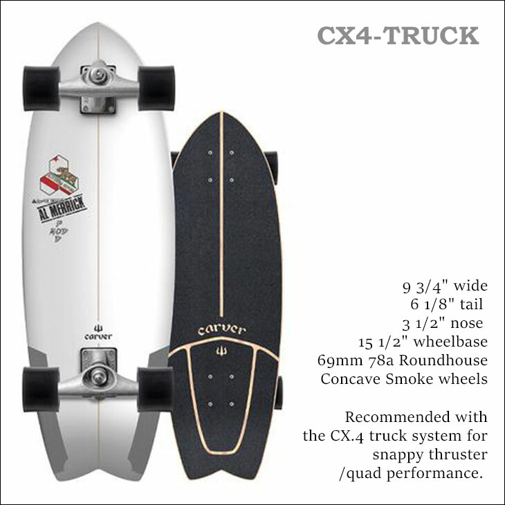 楽天市場】CARVER SKATEBOARDS カーバー スケートボード 29.25