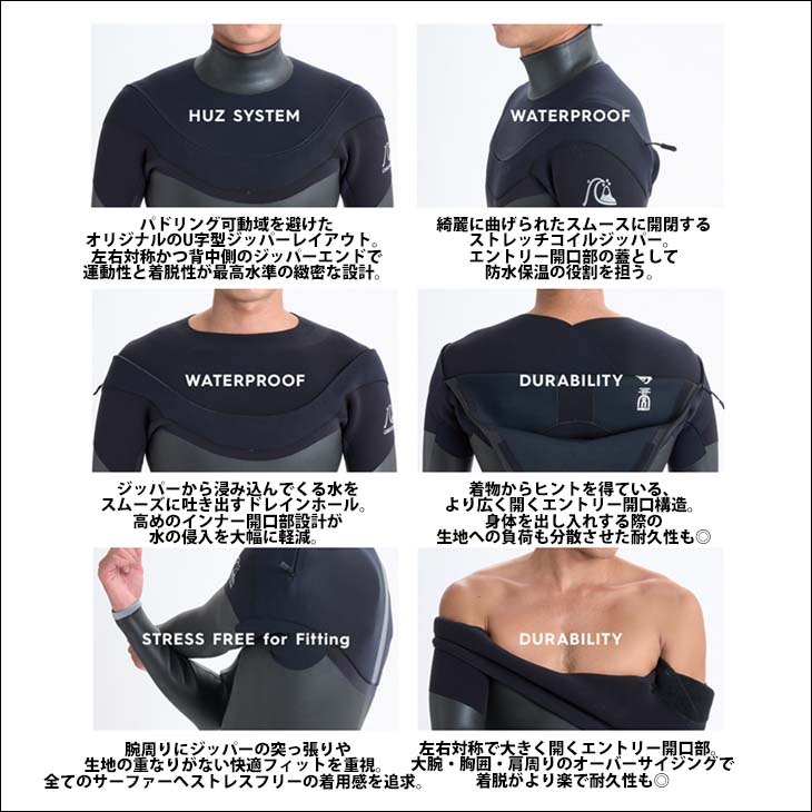 楽天市場】24-25 QUIKSILVER クイックシルバー セミドライ サーフィン