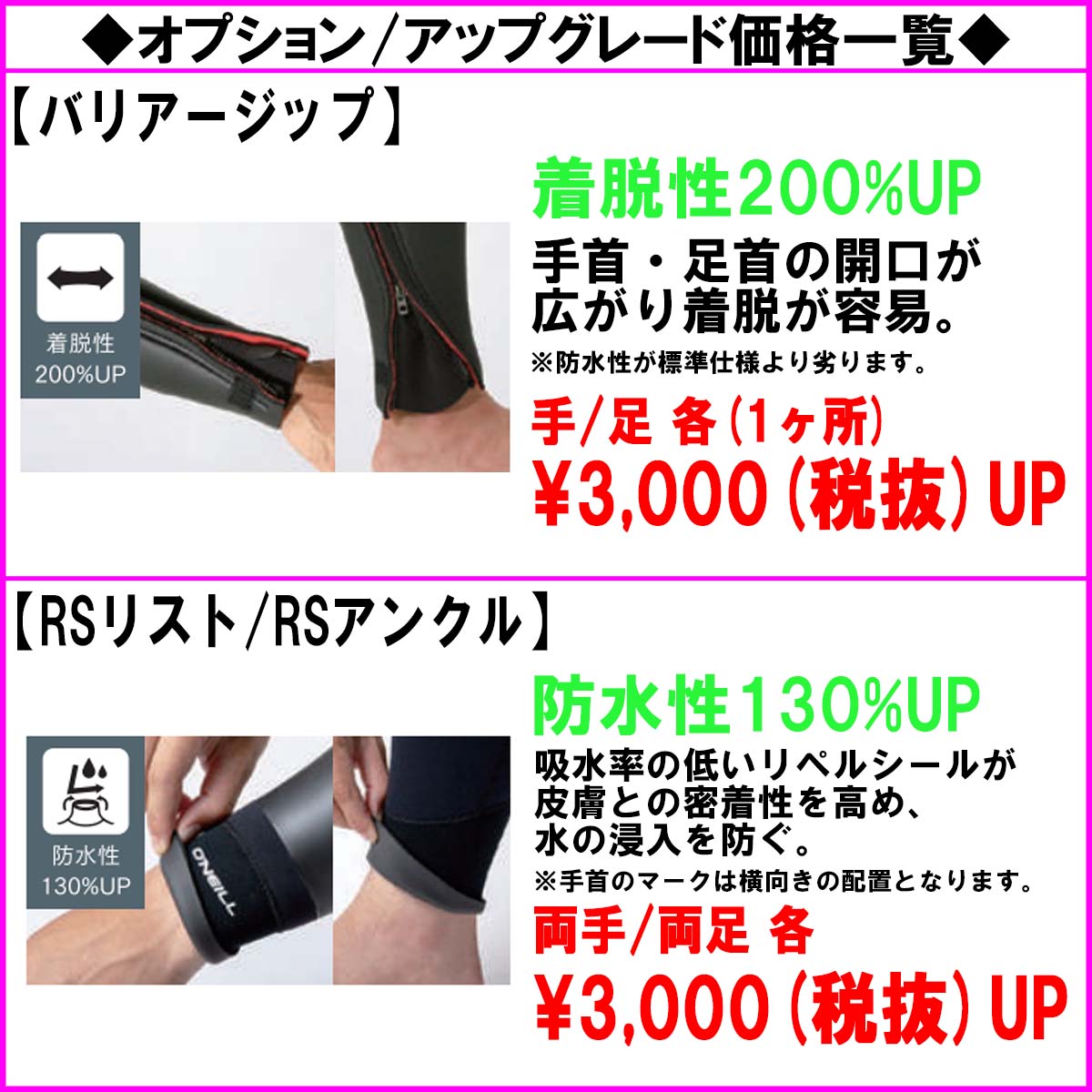 楽天市場】23-24 O'NEILL オニール セミドライ ウェットスーツ