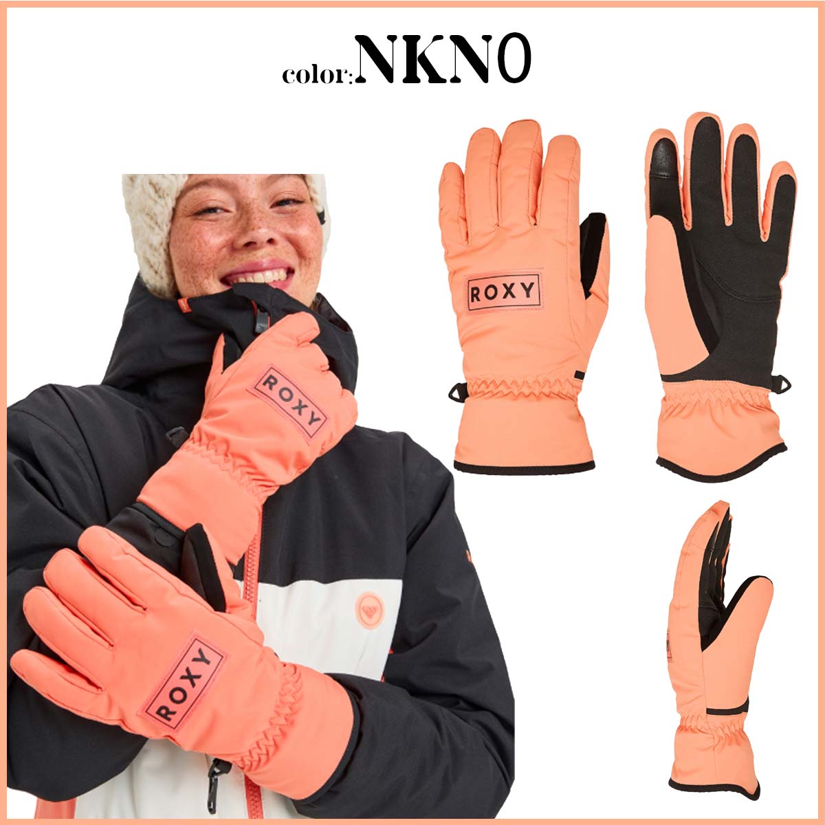 楽天市場】25/26 SNOW ROXY ロキシー 手袋 フレッシュフィールズ