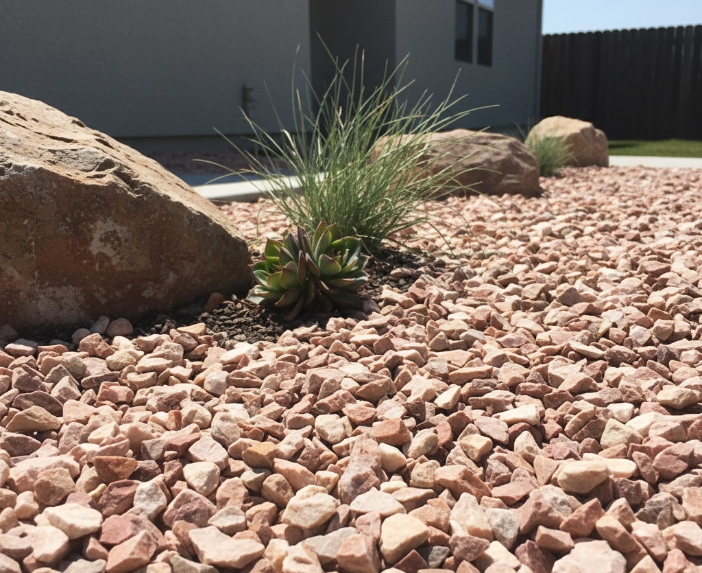 楽天市場】砂利 庭 ピンク 大理石 大量 クラッシュピンク 200kg 砂利