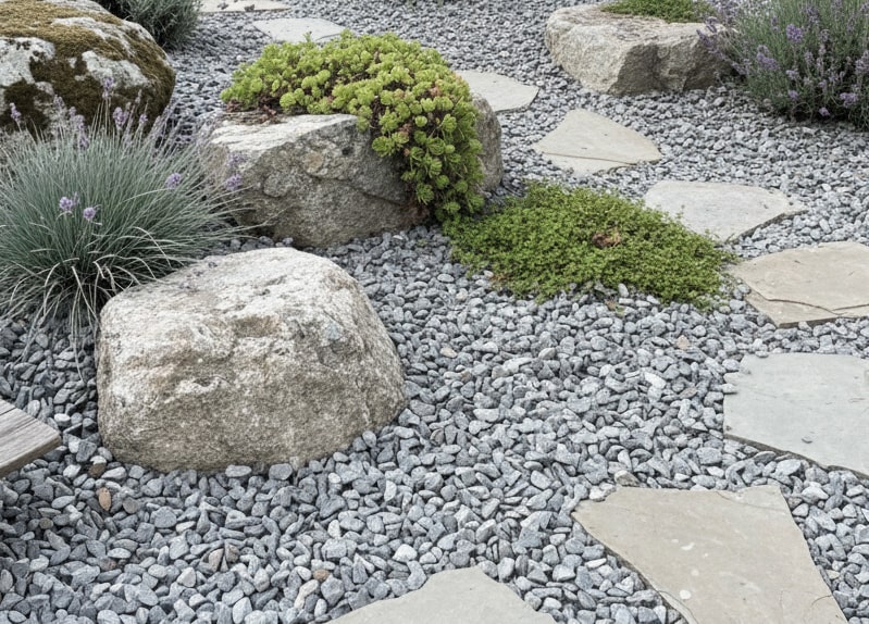 楽天市場】砂利 砕石 庭 石 ファイングレー 200kg 大量 庭砂利 庭石