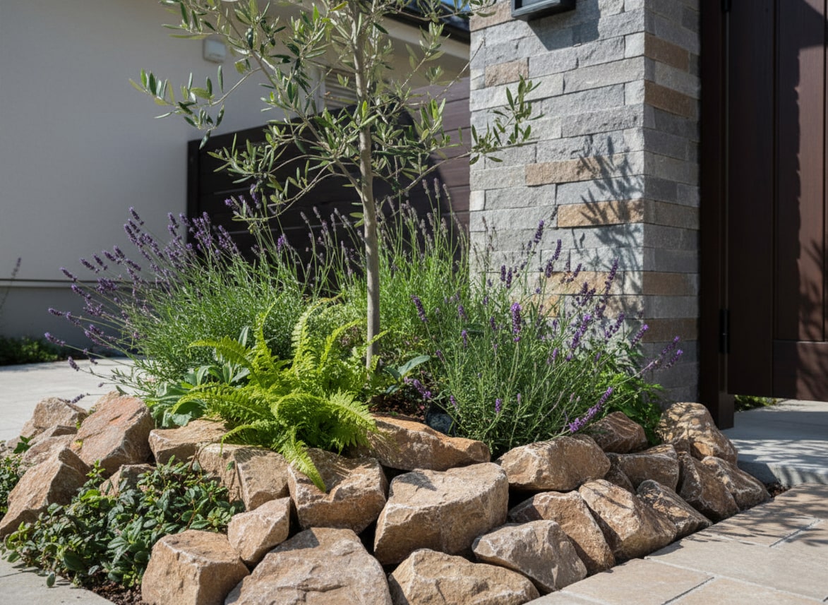 楽天市場】庭石 割栗石 庭 ロックガーデン 石 黄茶色 イエロー