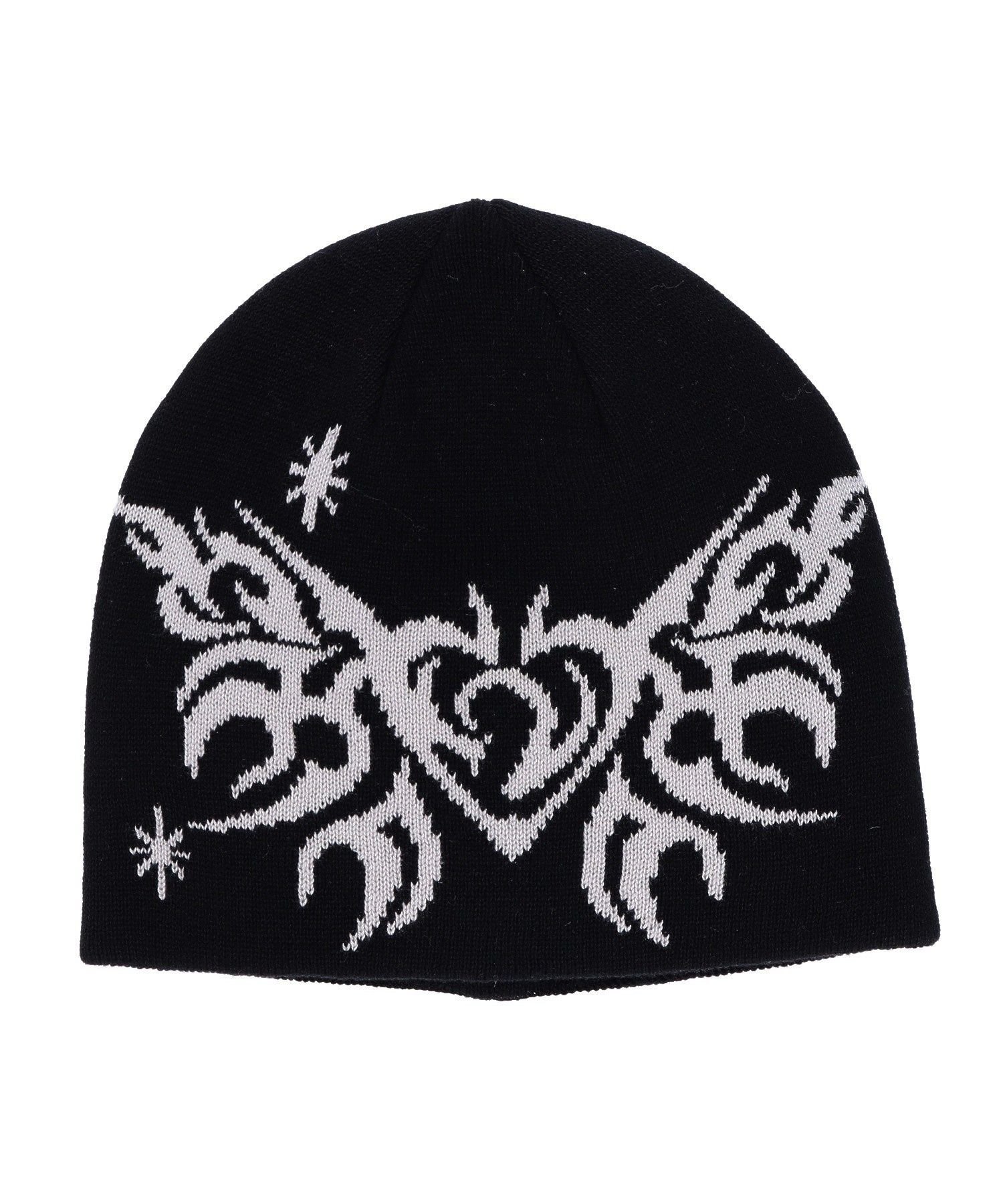 X-girl｜TRIBAL BUTTERFLY JACQUARD BEANIE | Rakuten Fashion(楽天
