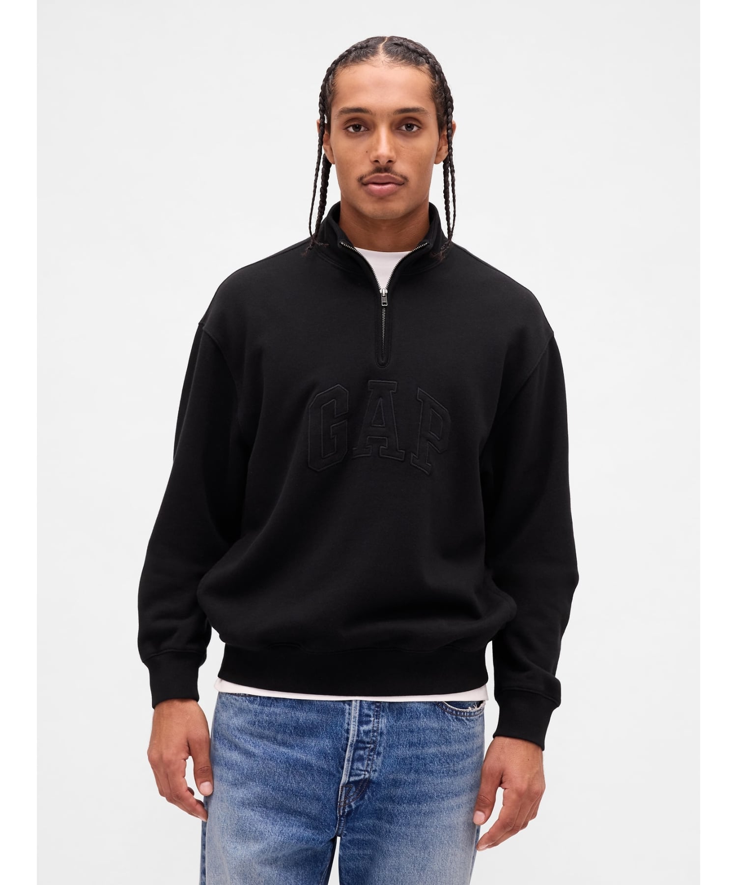 楽天市場】プルオーバー ハーフジップの通販