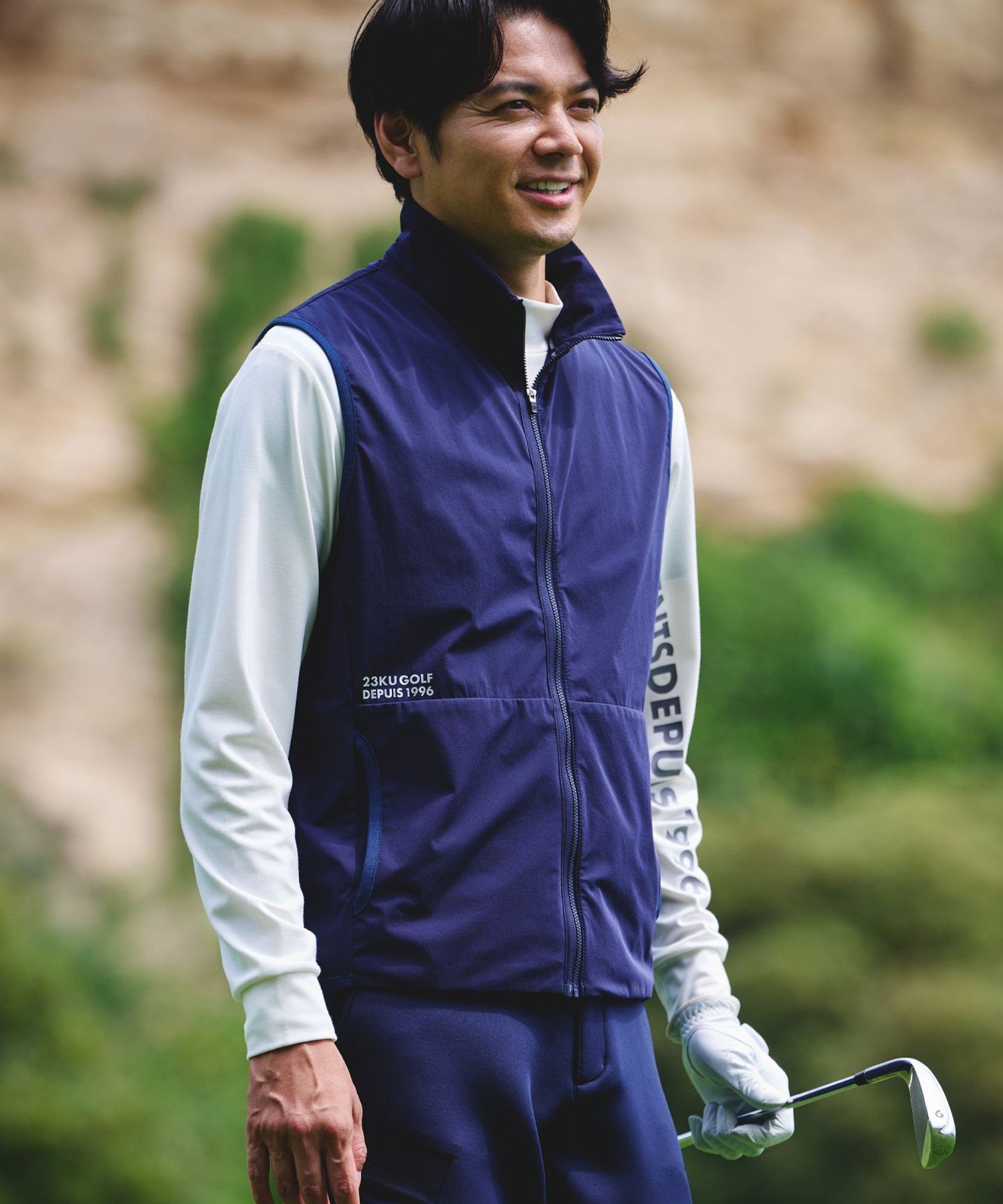 23区GOLF｜【MEN】【ストレッチ/撥水】ライトベスト 清涼感と機能性