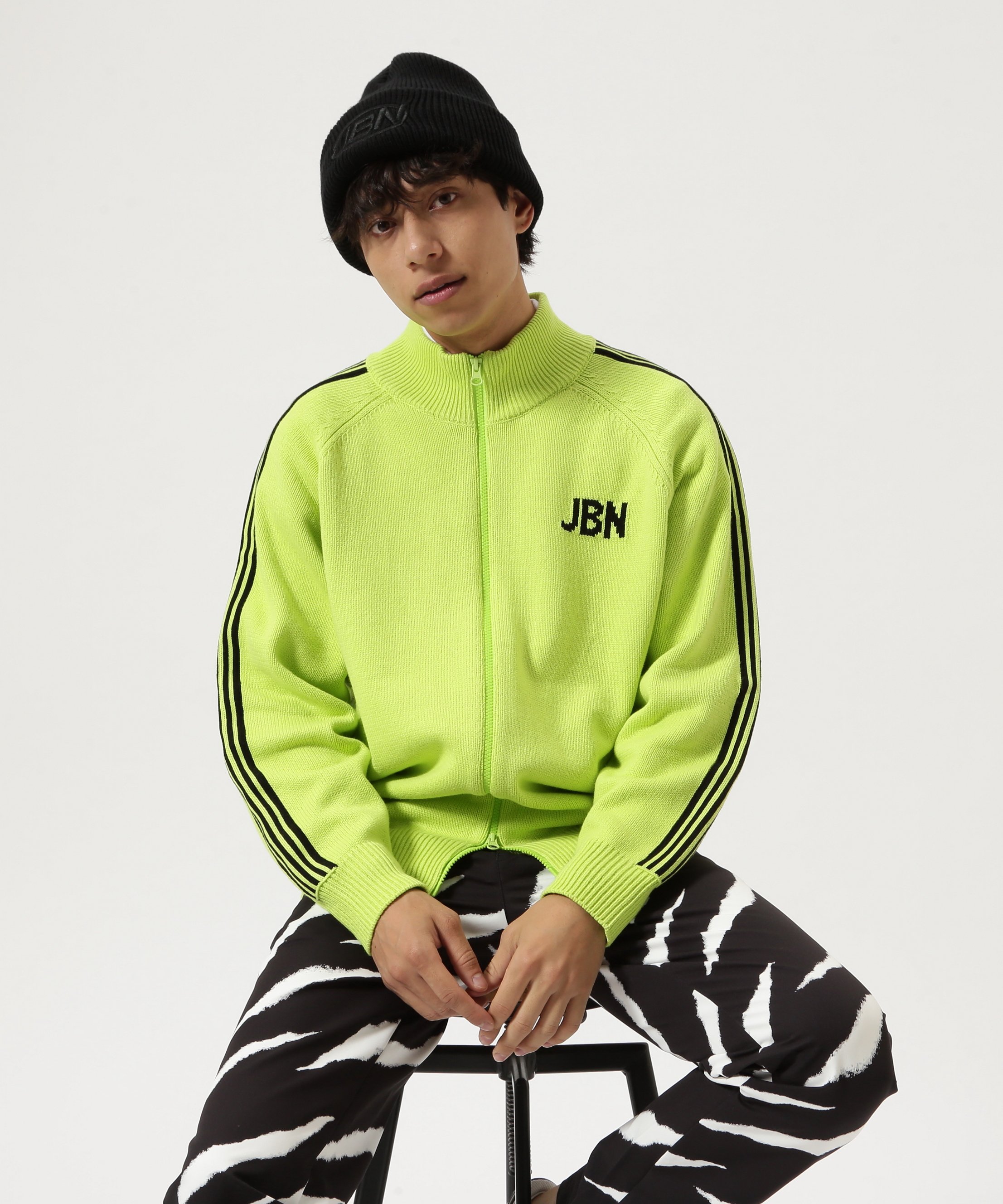 Jack Bunny!!｜フルジップアップニットジャケット | Rakuten Fashion