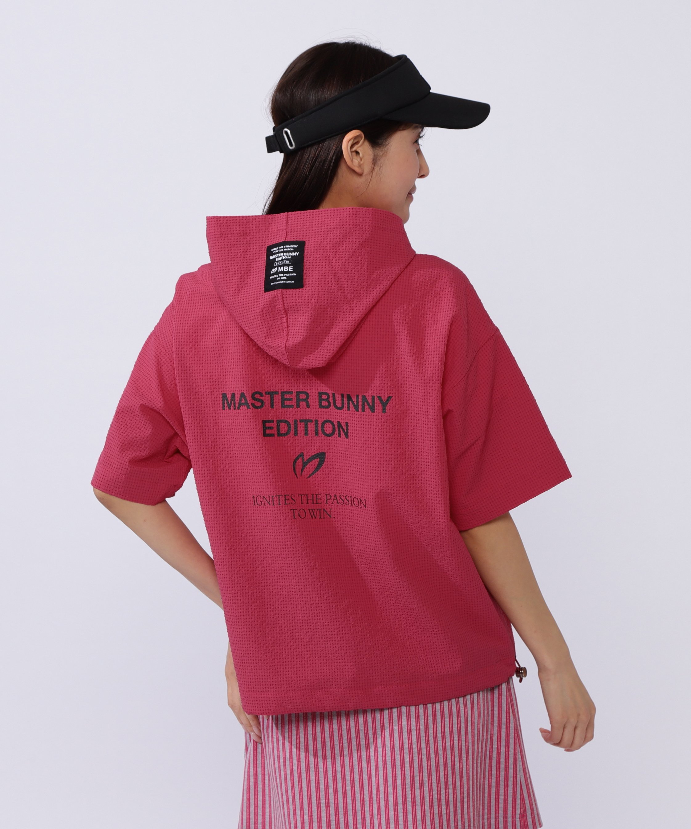 MASTER BUNNY EDITION｜サッカーストレッチ半袖フーディプルオーバー