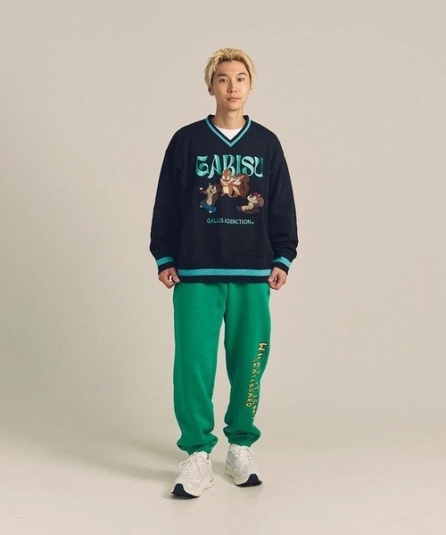 JACKROSE｜GARISU-チル友Vネックトレーナー(MENS) | Rakuten Fashion