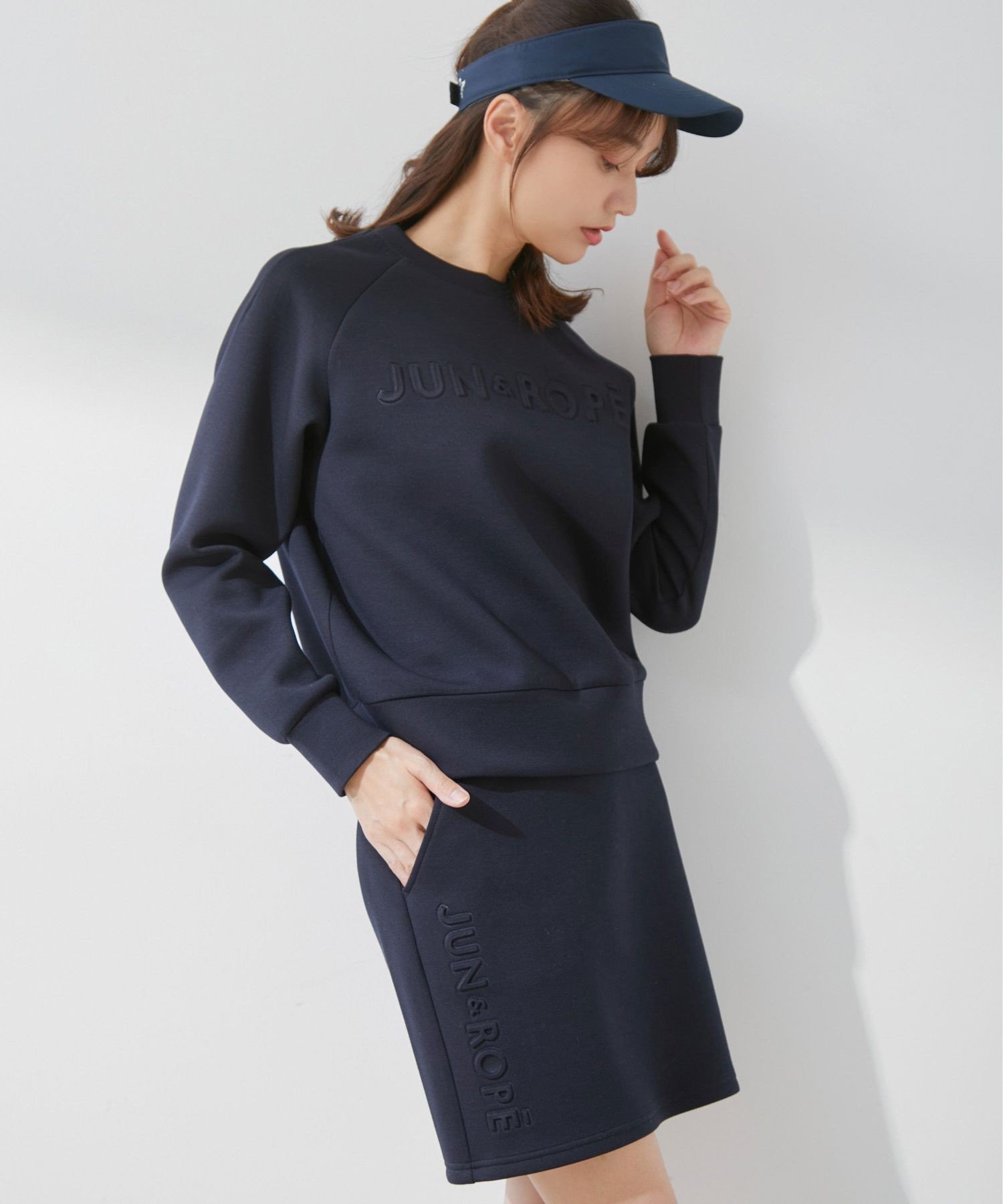 JUN&ROPE'｜ダンボールニット エンボススカート | Rakuten Fashion