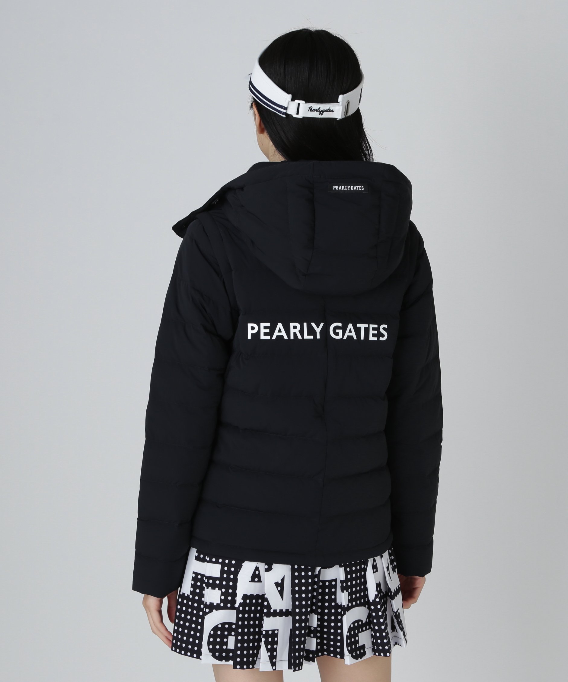 PEARLY GATES｜Nyストレッチタフタフーディダウンジャケット | Rakuten